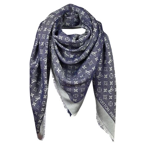 blue and gold louis vuitton scarf|louis vuitton scarf price.